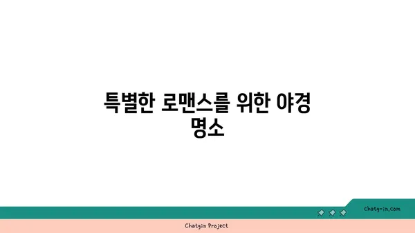 호천마을에서 경험하는 부산의 드라이브 야경