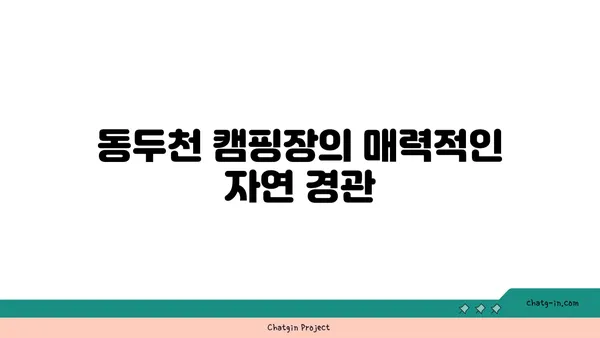 동두천의 평화로운 캠핑장에서 야경을 즐기세요