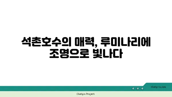 루미나리에, 석촌호수에서 야경을 밝히는 조명 축제
