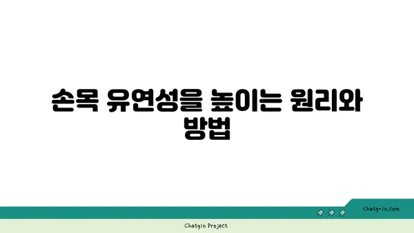 손목 부상 회복을 위한 요가 스트레칭법