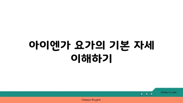 아이엔가 요가의 정확한 자세 잡기