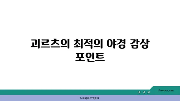 괴르츠의 한강뷰 야경