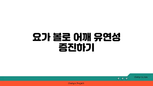 어깨 근육 강화를 위한 요가 도구 사용법