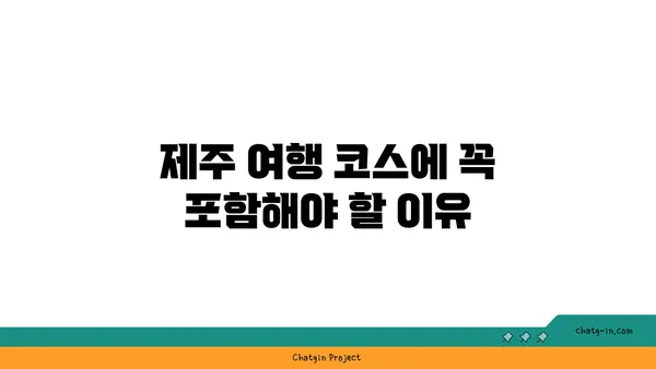 제주 중문에 자리한 멋진 전망의 횟집 OceanView