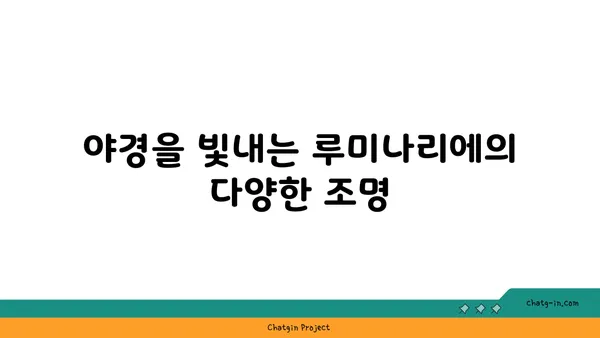 루미나리에에서 석촌호수의 야경 감상하기