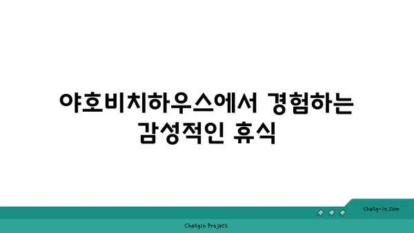 제주 함덕의 탁 트인 오션뷰 감성 숙소 야호비치하우스
