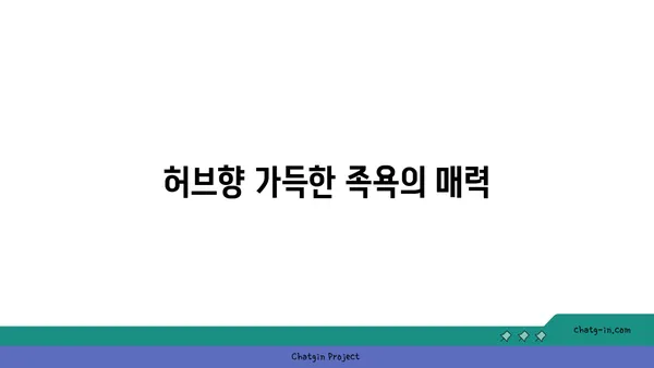 제주 허브동산에서 족욕과 멋진 야경