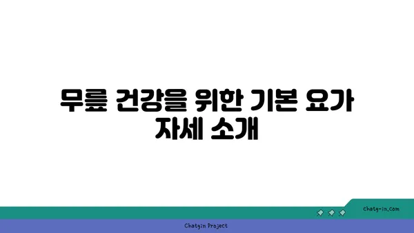 무릎 통증 예방을 위한 요가 명상법 가이드