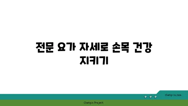 손목 통증 완화를 위한 핫 요가 루틴