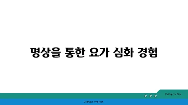요가와 명상의 통합