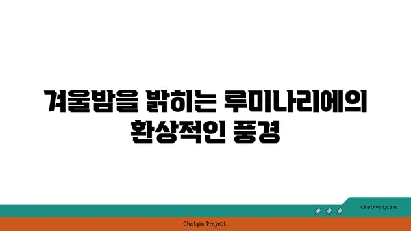 루미나리에, 석촌호수에서 야경을 밝히는 조명 축제