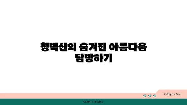 공주 청벽산전망대: 노을과 야경이 멋진 명소