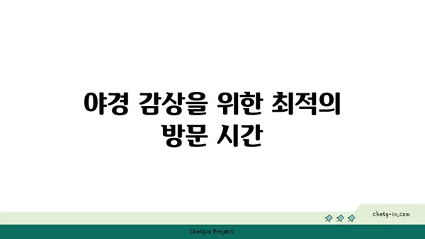 부산의 야경 드라이브 명소: 호천마을