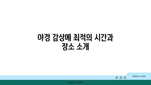 명선도에서 울산의 야경 감상하기