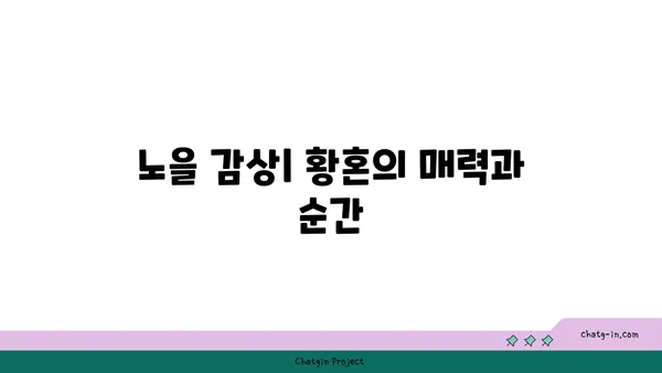 공주 청벽산전망대: 노을과 야경이 멋진 명소