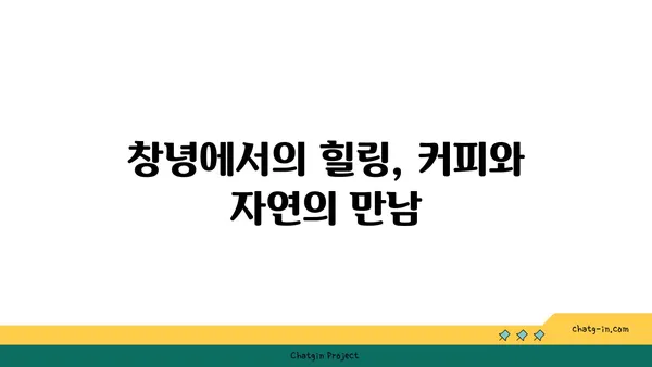 창녕 알리스타 케냐 커피점: 단풍이 물드는 야경을 즐기며 커피 한 잔