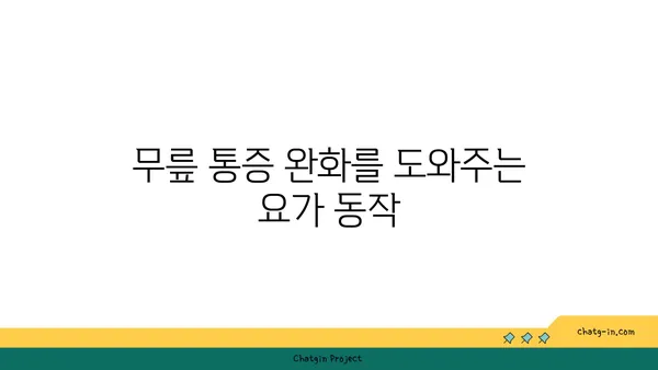 무릎 부상 방지 요가 스트레칭 추천