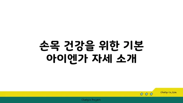 손목 통증 예방을 위한 아이엔가 요가 동작