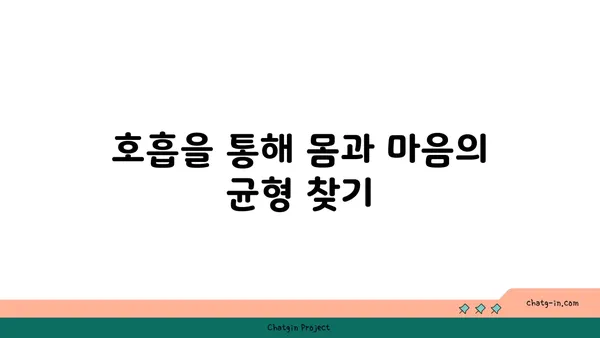 호흡과 요가: 프라나야마의 이해