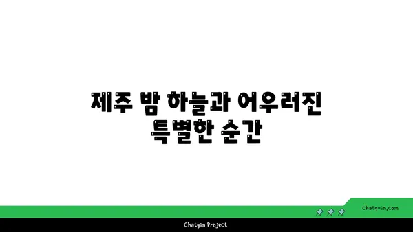 제주 허브동산에서 족욕과 멋진 야경