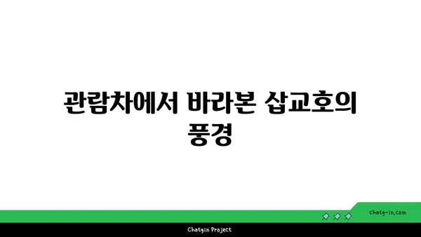 삽교호 놀이동산: 일몰과 야경이 조화를 이루는 관람차