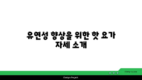 손목 유연성 강화를 위한 핫 요가 동작