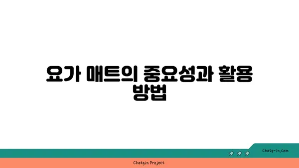 무릎 재활을 위한 요가 도구 활용법