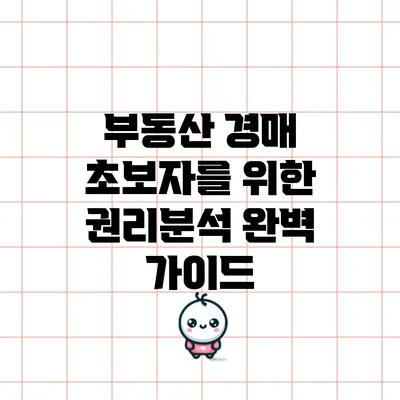 부동산 경매 초보자를 위한 권리분석 완벽 가이드