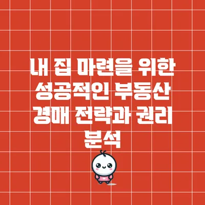 내 집 마련을 위한 성공적인 부동산 경매 전략과 권리 분석