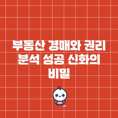 부동산 경매와 권리 분석: 성공 신화의 비밀