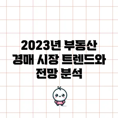 2023년 부동산 경매 시장 트렌드와 전망 분석