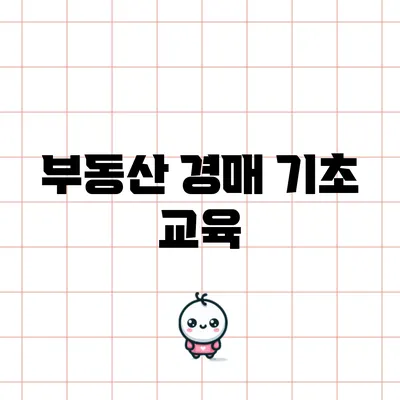 부동산 경매 기초 교육