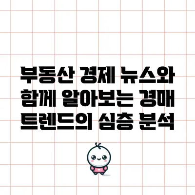 부동산 경제 뉴스와 함께 알아보는 경매 트렌드의 심층 분석