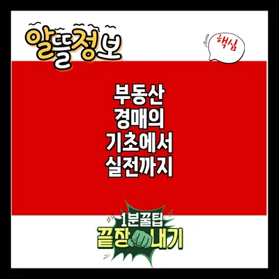 부동산 경매의 기초에서 실전까지