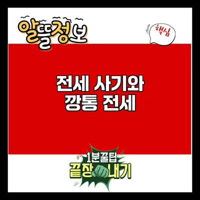 전세 사기와 깡통 전세